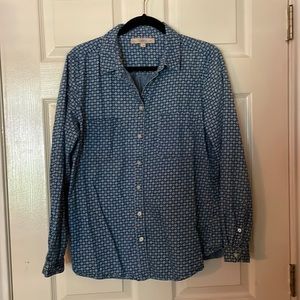 Loft Button down Floral Print